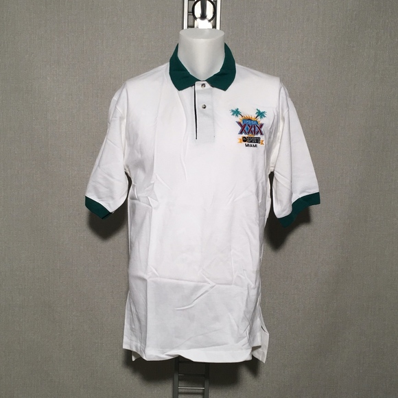 NWOT ABC Sports SuperBowl XXIX Collared Polo Shirt - Picture 1 of 3